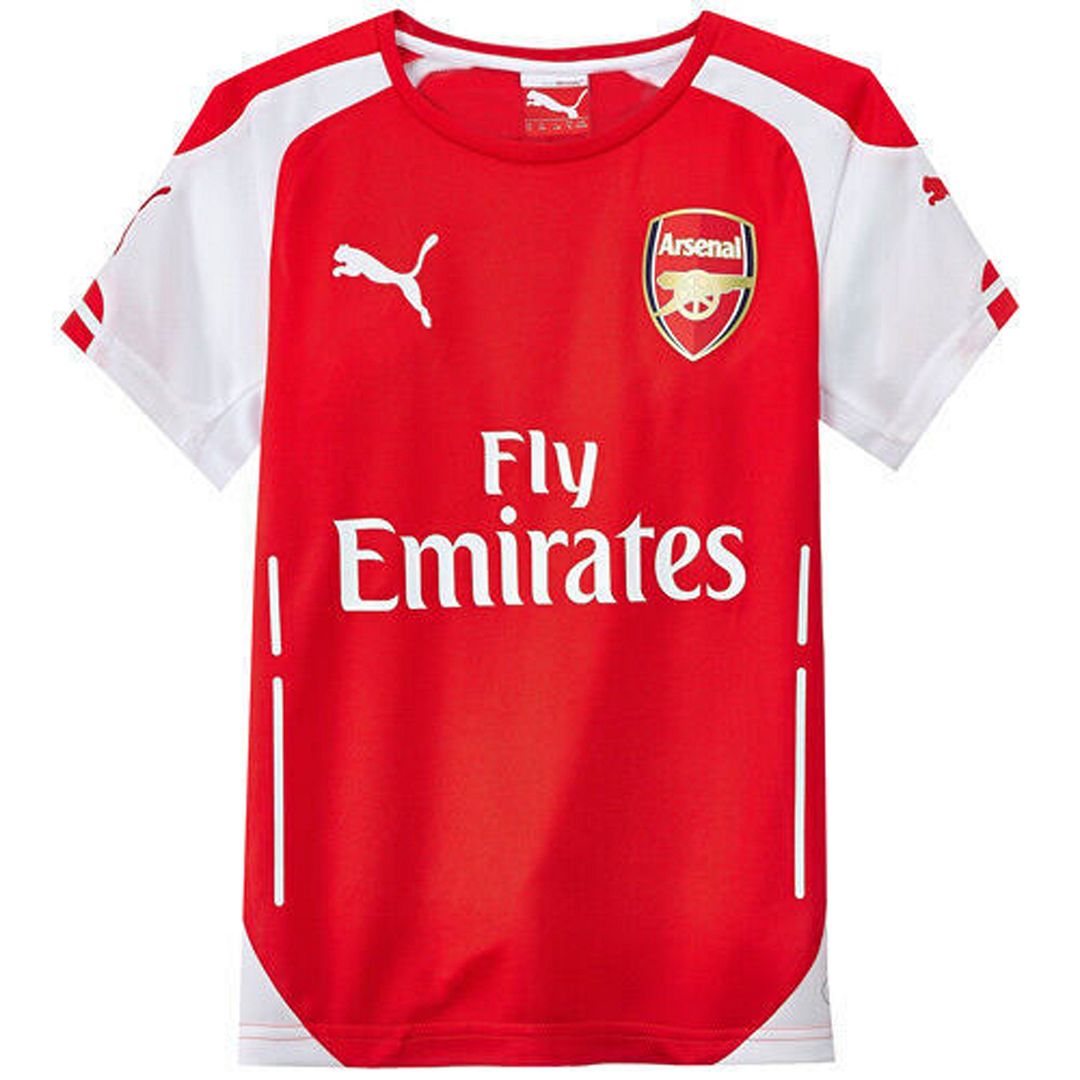 Puma Arsenal FC Kids White/Red Football Top