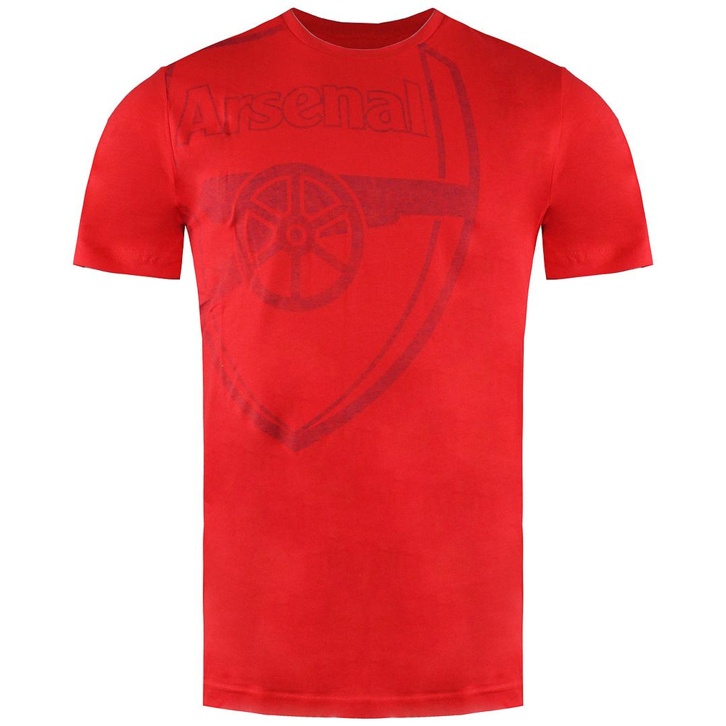 Puma Arsenal F.C Graphic Logo Short Sleeve Crew Neck Red Mens T-Shirt 746481 01