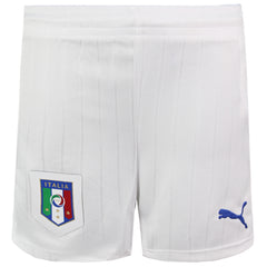 Puma Italy Kids White Football Shorts