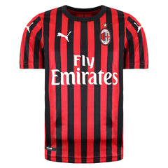 Puma AC Milan Home Kids Black/Red Football Shirt