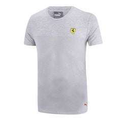 Puma SF Scuderia Ferrari Tee 1 Grey Cotton Crewneck T-Shirts Mens 761836 04 RW33