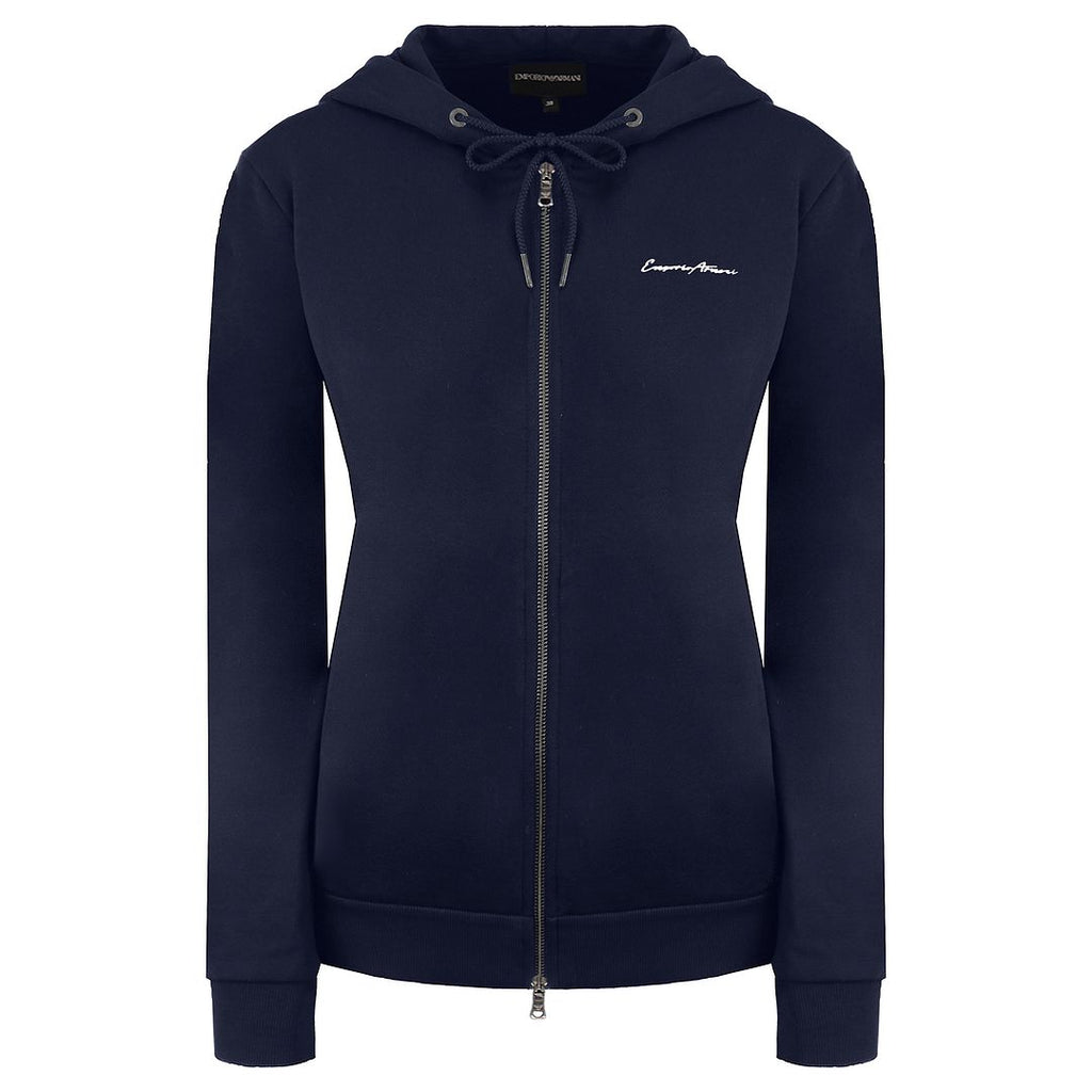 Emporio Armani Womens Navy Track Jacket