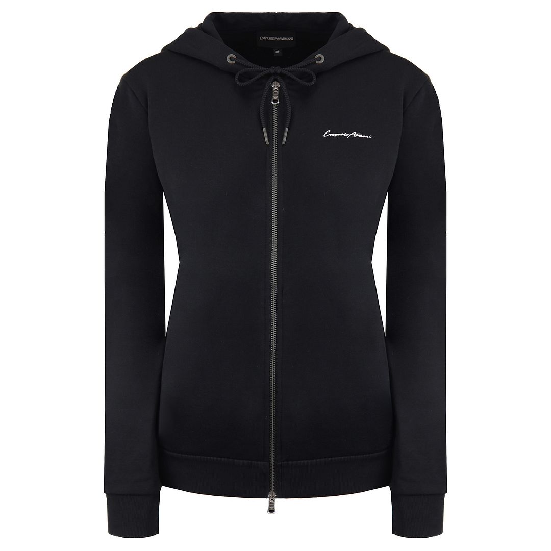 Emporio Armani Logo Womens Black Track Jacket