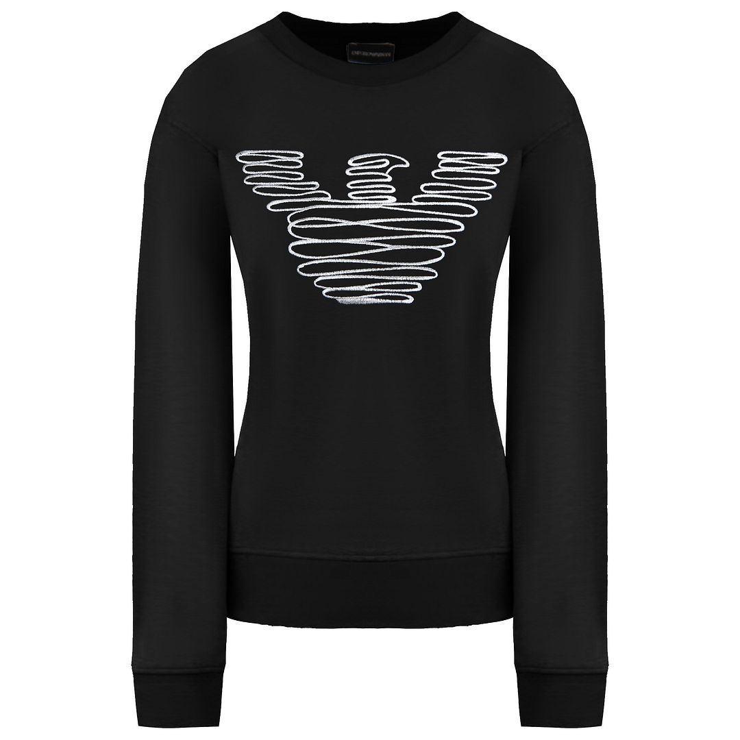 Emporio Armani Womens Black Sweater