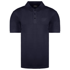 Armani Jeans Logo Mens Navy Polo Shirt