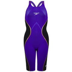 Speedo Fastskin Intent Openback Kneeskin Womens Purple/Black Swimwear