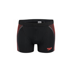 Speedo Gradient Placement Men  Black Red Swim Shorts