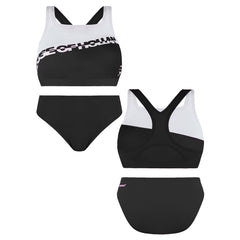 Speedo Printed House Of Holland Womens Black/White Two Piece Bikini Set