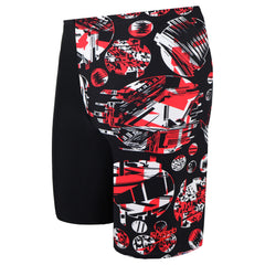 Speedo FlitchAmp All  One Leg Kids Black/Red Jammers