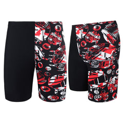 Speedo FlitchAmp All  One Leg Kids Black/Red Jammers
