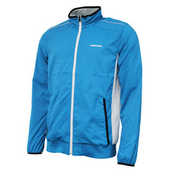 Head Logo Mens Blue Track Jacket