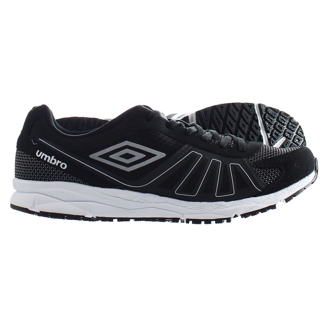 Umbro Pro Runner Black Mens Trainers