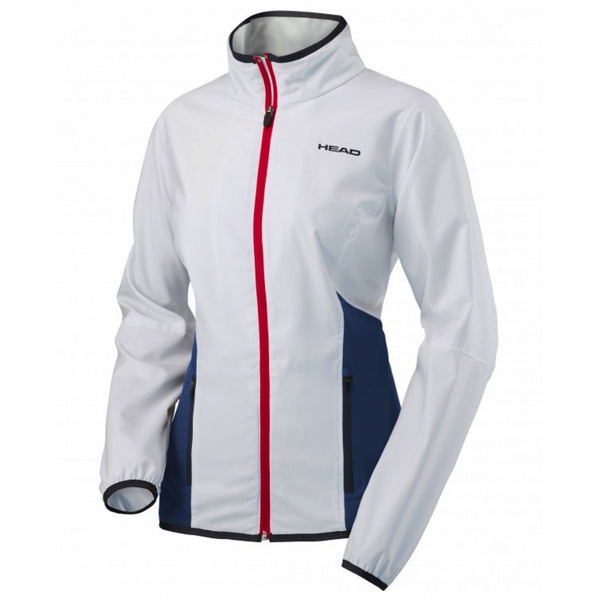 Head Club Womens White Tennis Track Jacket