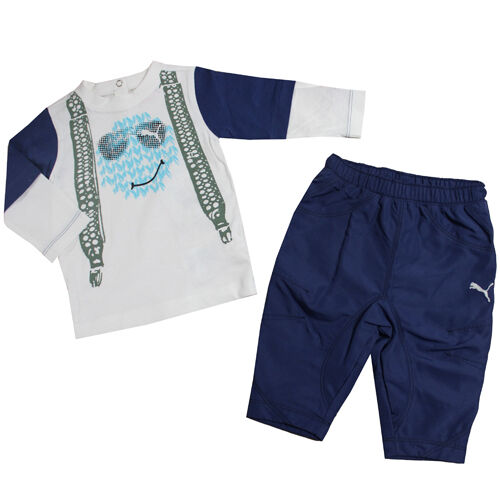 Puma Story Kids White/Navy Set