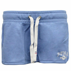 Puma Style Athletic Womens Blue Shorts