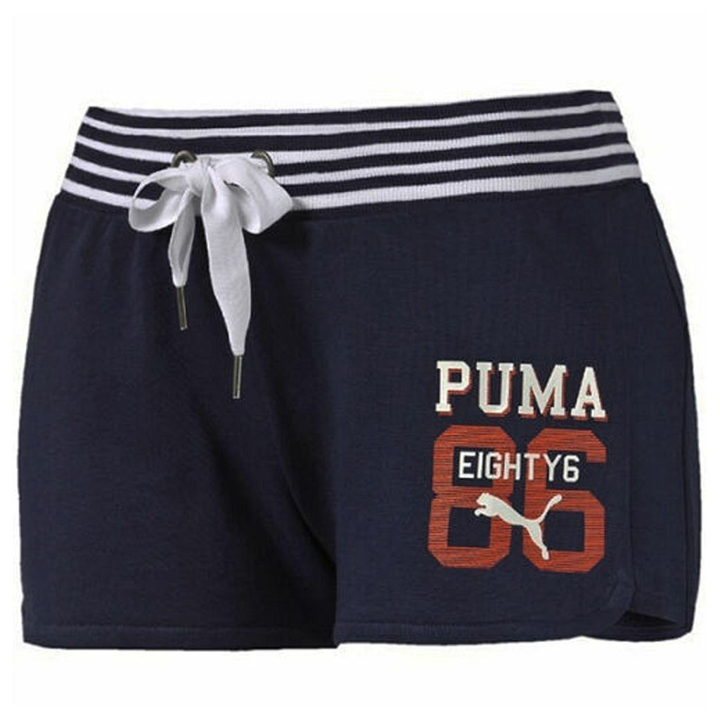 Puma Style Athletic Womens Navy Shorts