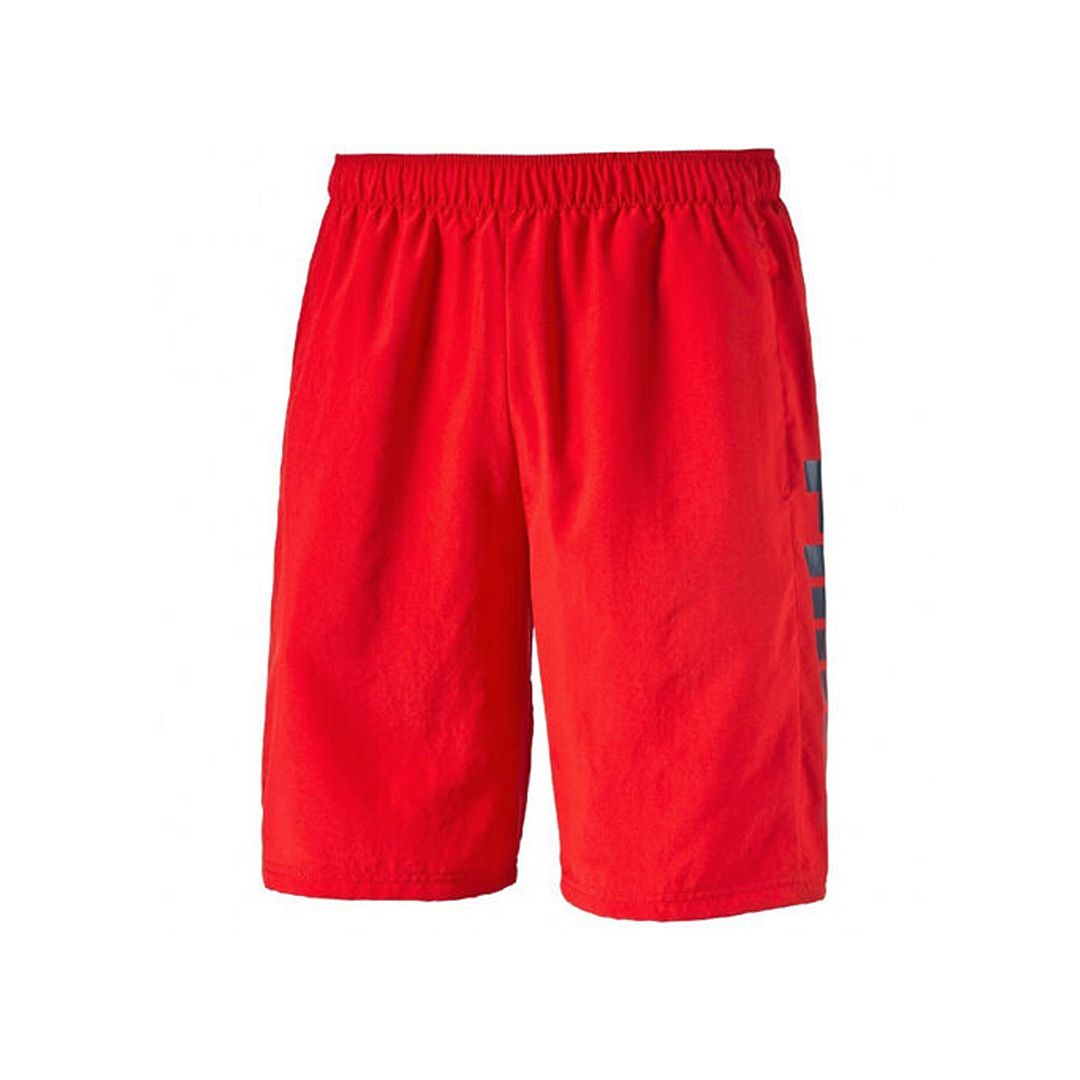 Puma Logo Mens Red Shorts