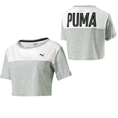 Puma Style Swagger Short Sleeved Relaxed Fit Womens Crop Tee Top 836859 04 RW39