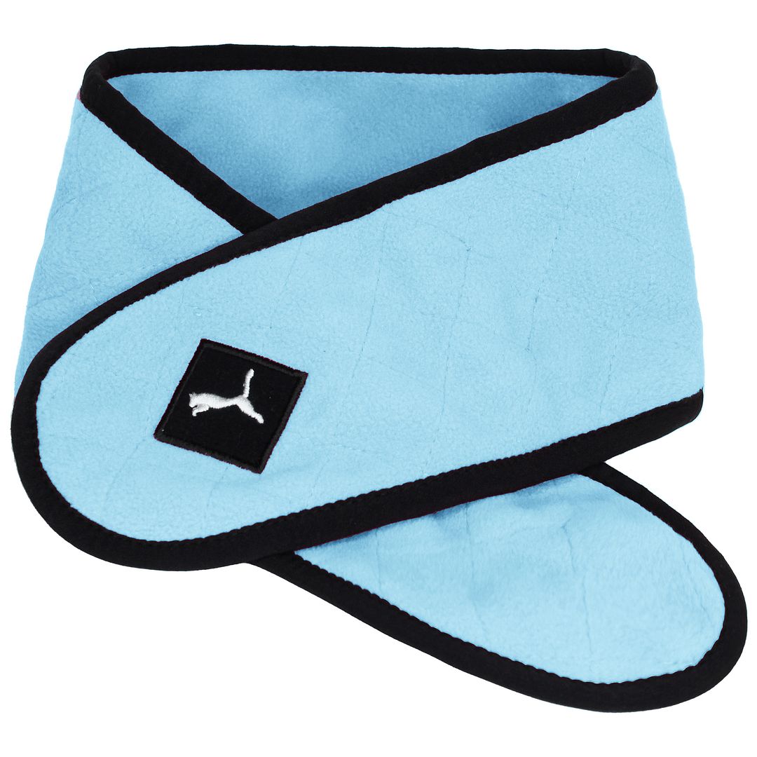 Puma Logo Kids Blue/Black Hat Scarf Set