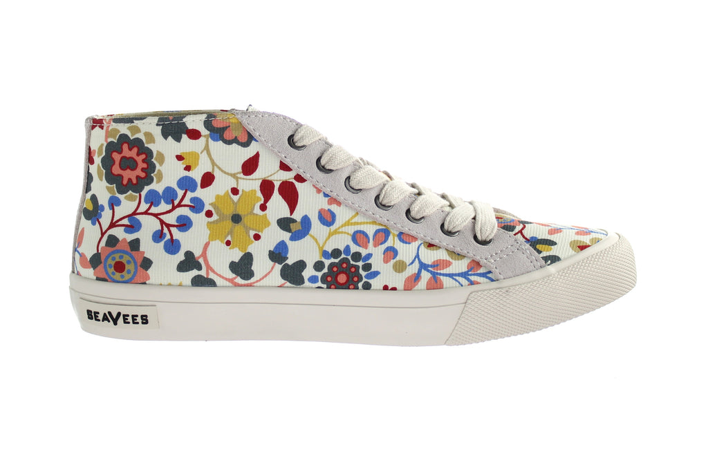 SeaVees California Special Liberty Lace-Up Multicolor Canvas Womens Plimsolls