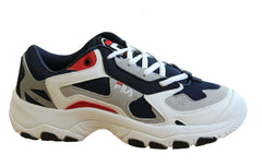 Fila Secect Low Mens White/Navy Trainers