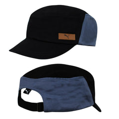 Puma Basic Mens Black/Blue Military Cap