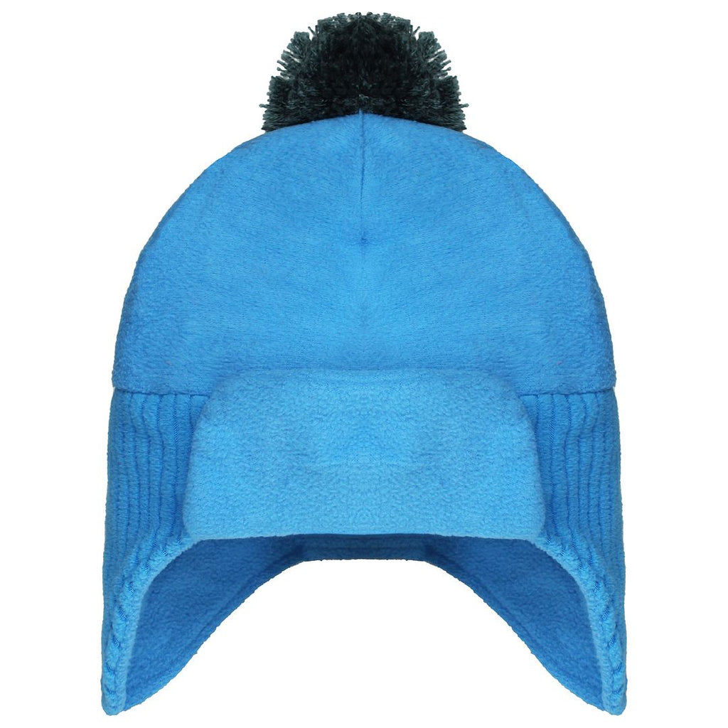 Puma Logo Kids Blue Hat Scarf Set