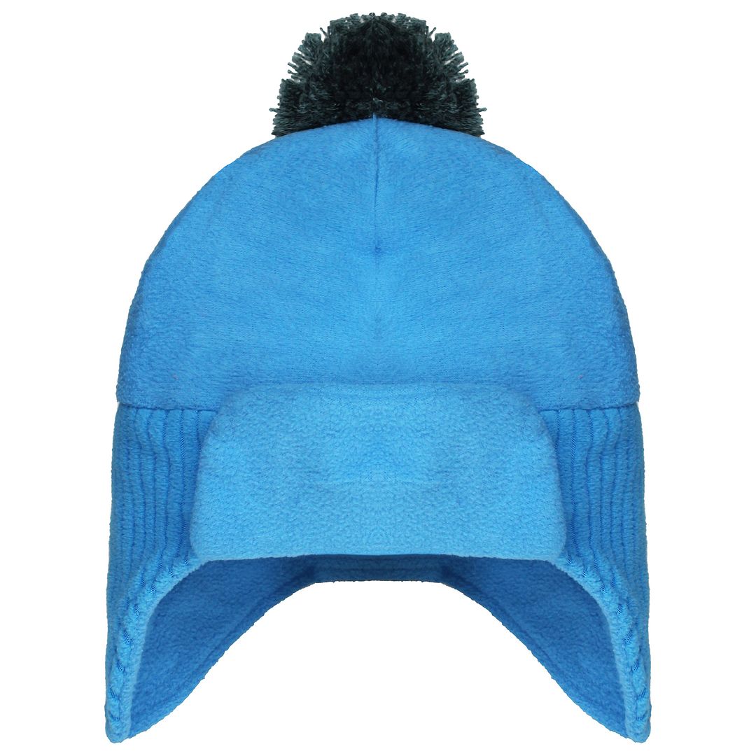 Puma Logo Kids Blue Hat Scarf Set