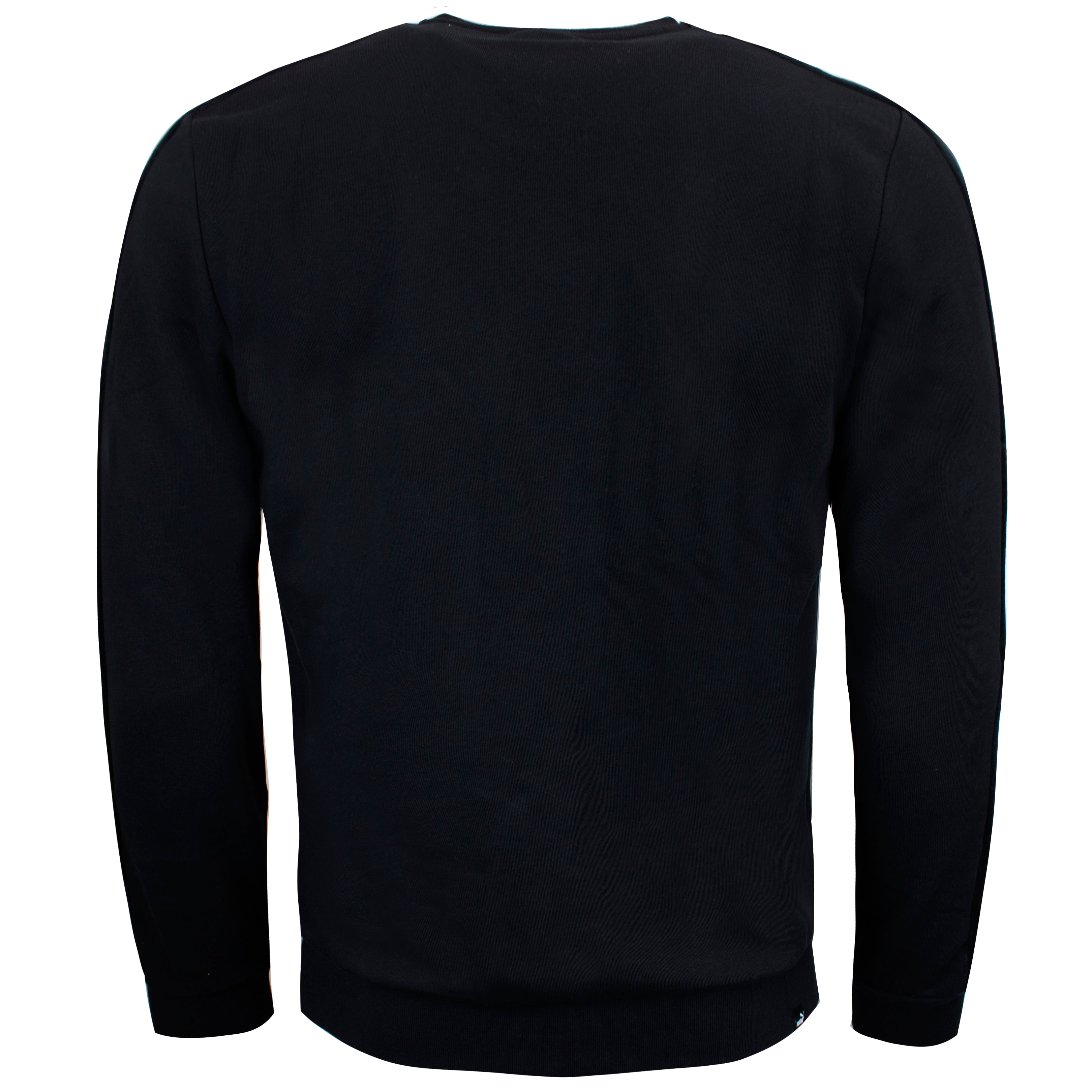 Puma Logo Mens Black Velvet Sweater