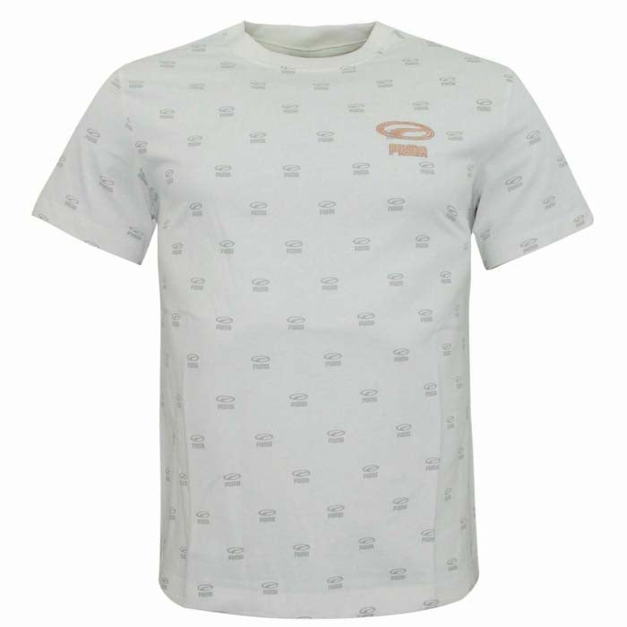 Puma Womens OG All Over Print Tee Graphic T-Shirt Grey 845065 04