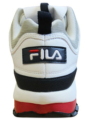 Fila Disruptor CB Low Mens Trainers White Lace Up Casual Shoe 1010707 1FG