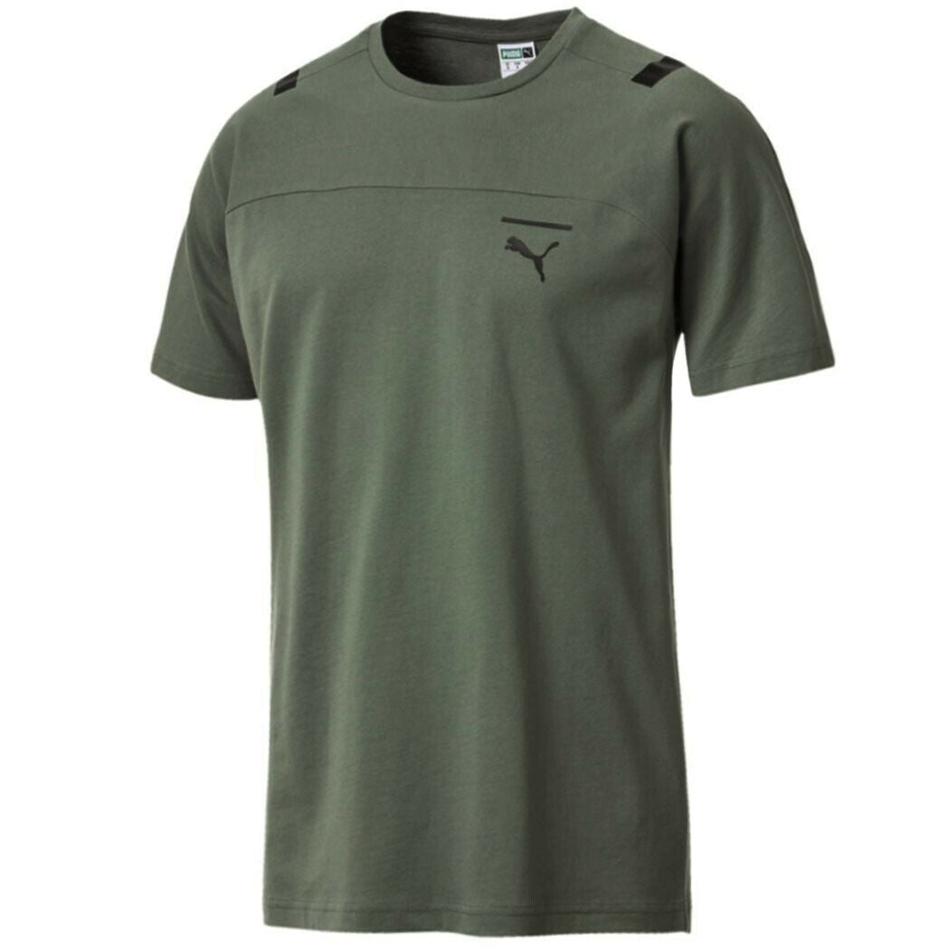 Puma Pace Tee Mens Khaki Running T-Shirt