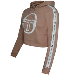 Sergio Tacchini Goran Womens Pink Cropped Hoodie