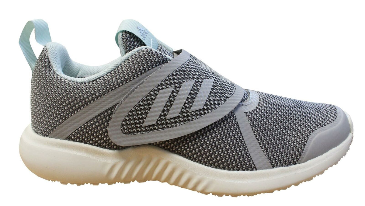 Adidas Sports FortaRun x Cloudfoam Grey Mint Running Trainers - Kids