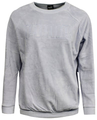 Puma Velour Womens Velvet Grey Dawn Sweater