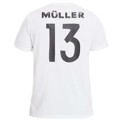 Adidas Mueller Mens White Football T-Shirt