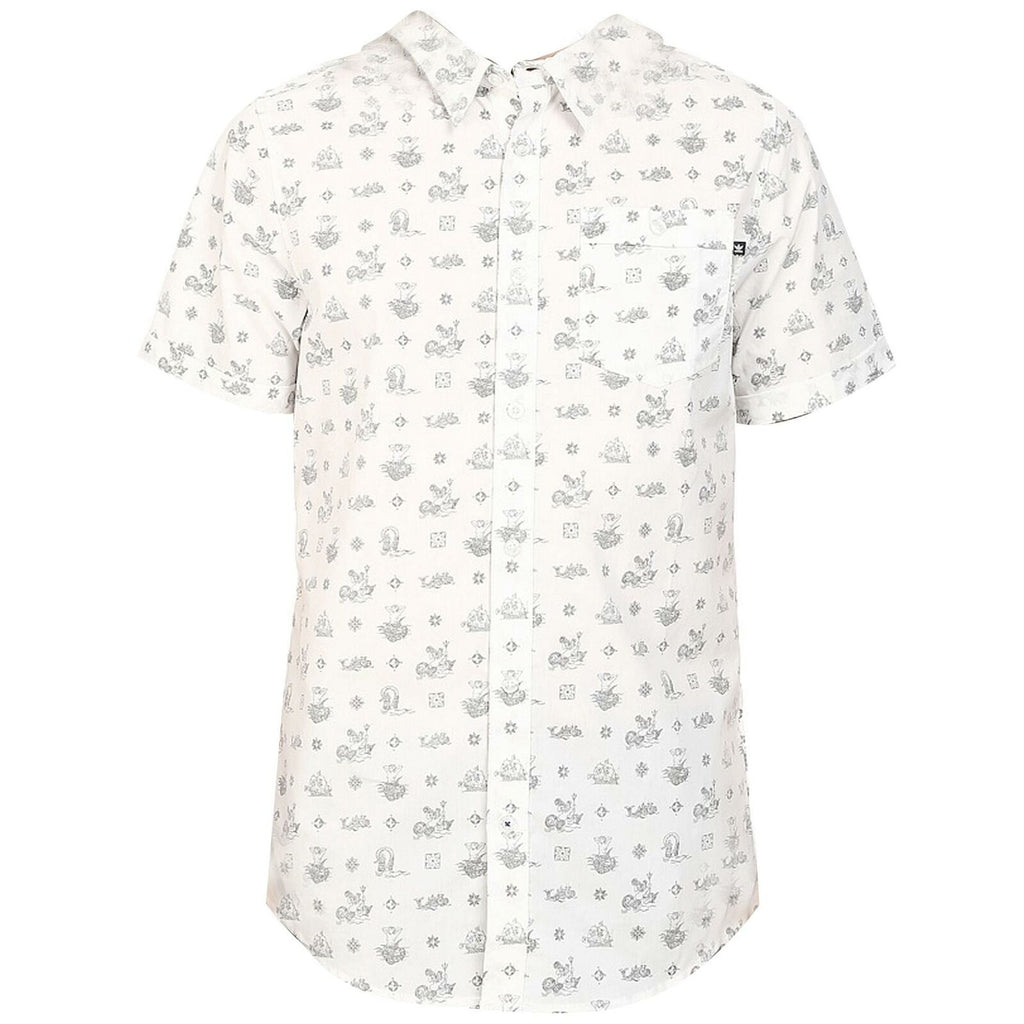 Adidas Woven Jake Branca Mens White Shirt