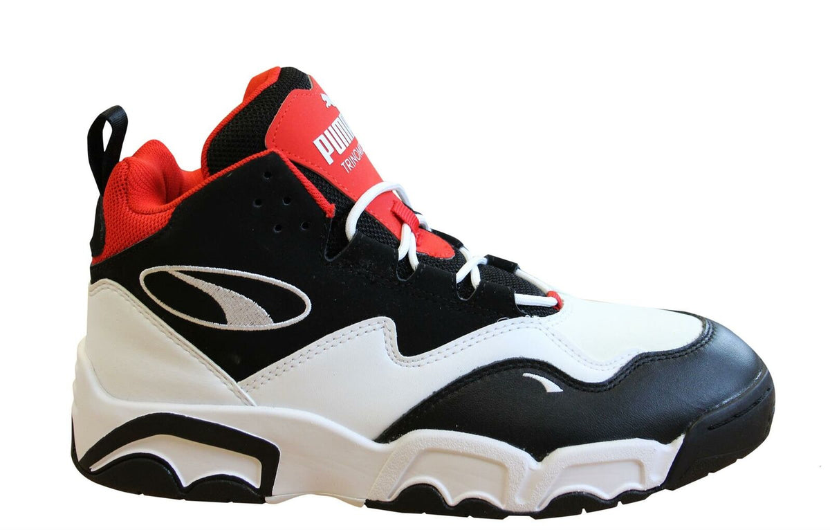 Puma Trinomic Source Mens White/Black/Red Trainers