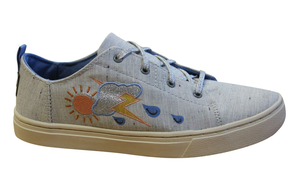 Toms Lenny Grey Trainers - Kids