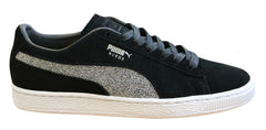 Puma Classic x Swarovski Mens Black Trainers