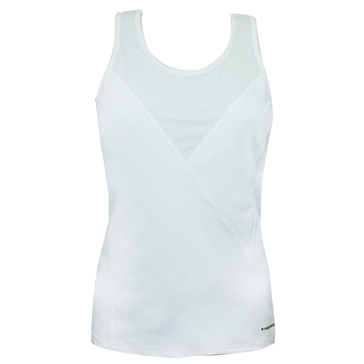 Head Perforated Womens White Tennis Vest