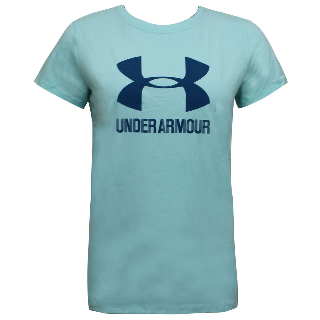 T Shirt Logo Graphic Aqua T Shirt