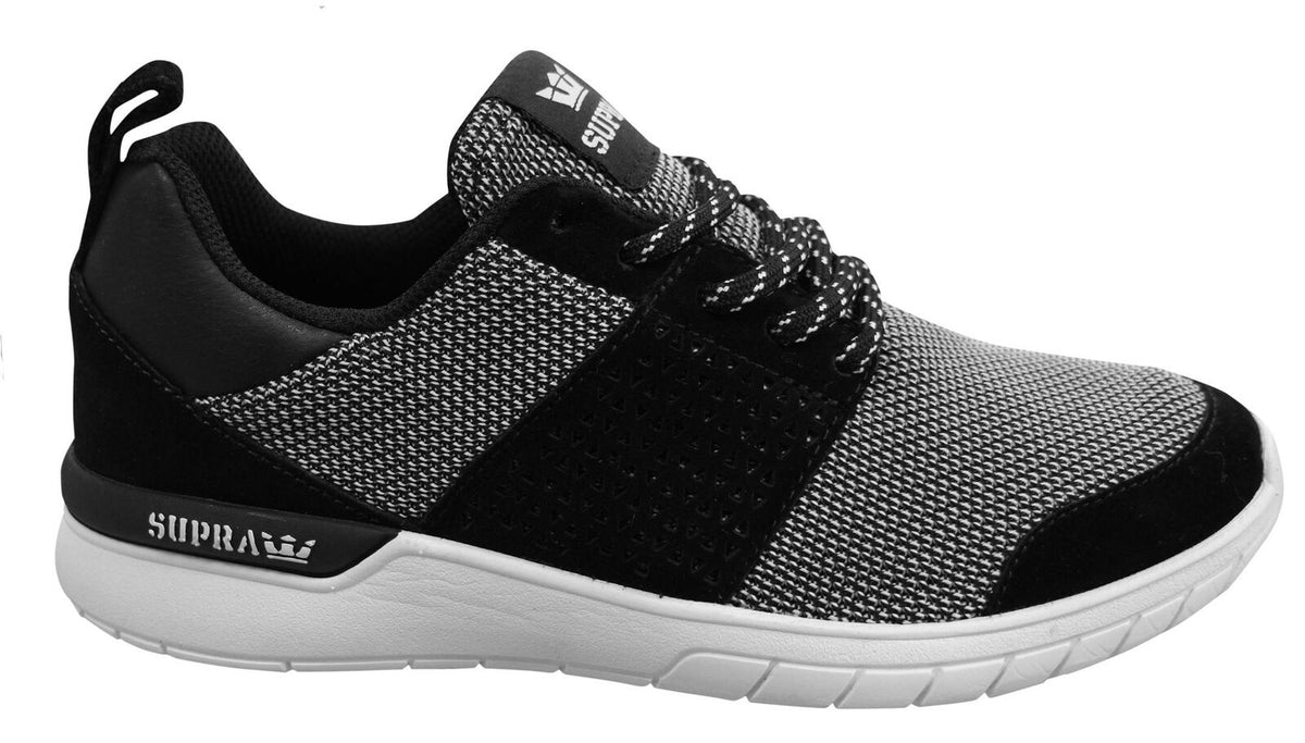 Supra Scissor Mens Black/Grey Running Shoes