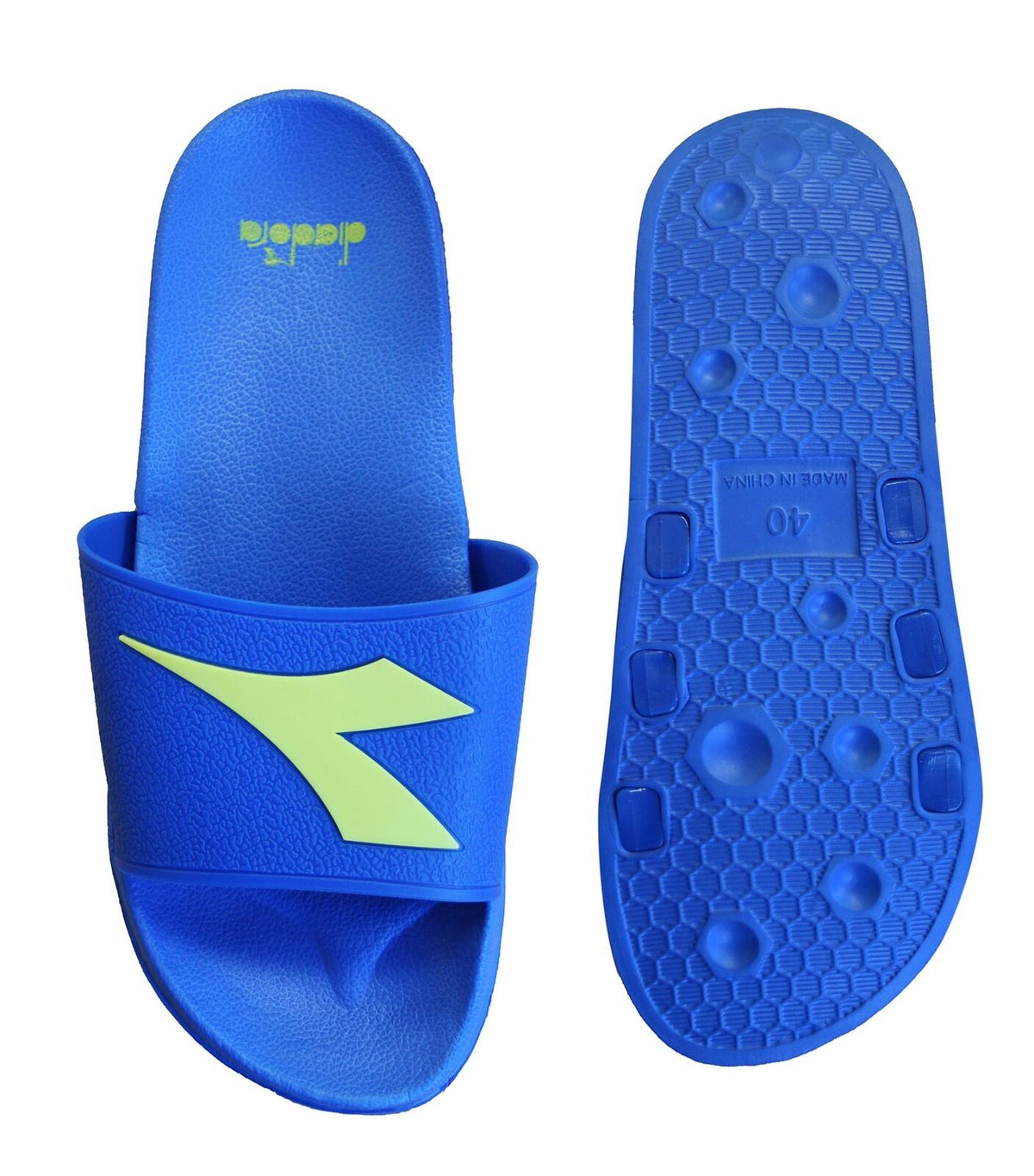 Diadora Crawl Mens Blue Sliders