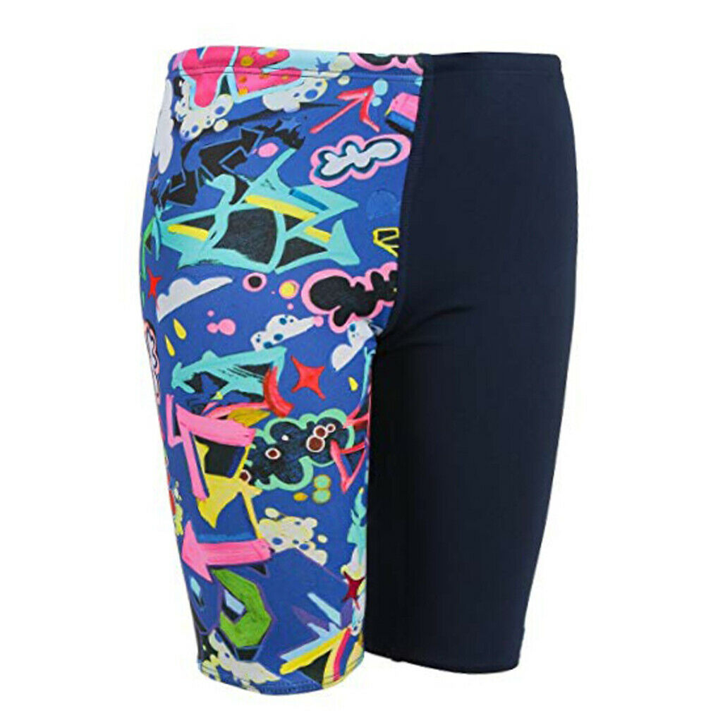 Maru Scribble Pacer Panel Jammer Kids Swim Shorts