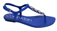 Calvin Klein Silva Womens Blue Sandals