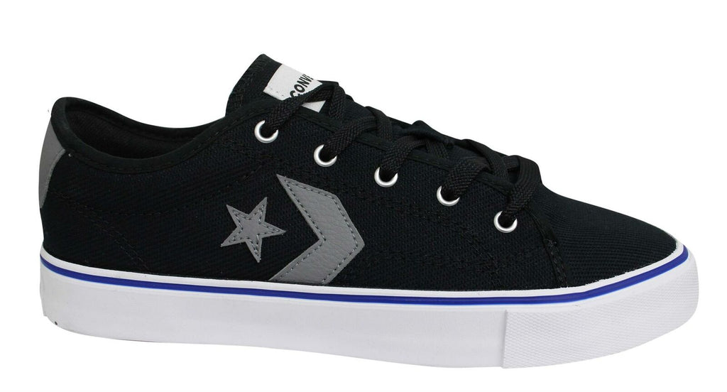 Converse Star Replay OX Mens Black Plimsolls