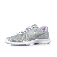 Nike Flex Bijoux Lace Up Grey Synthetic Womens Running Trainers 881863 008