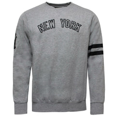 NFL Team Apparel New York Yankees Mens Grey Jumper