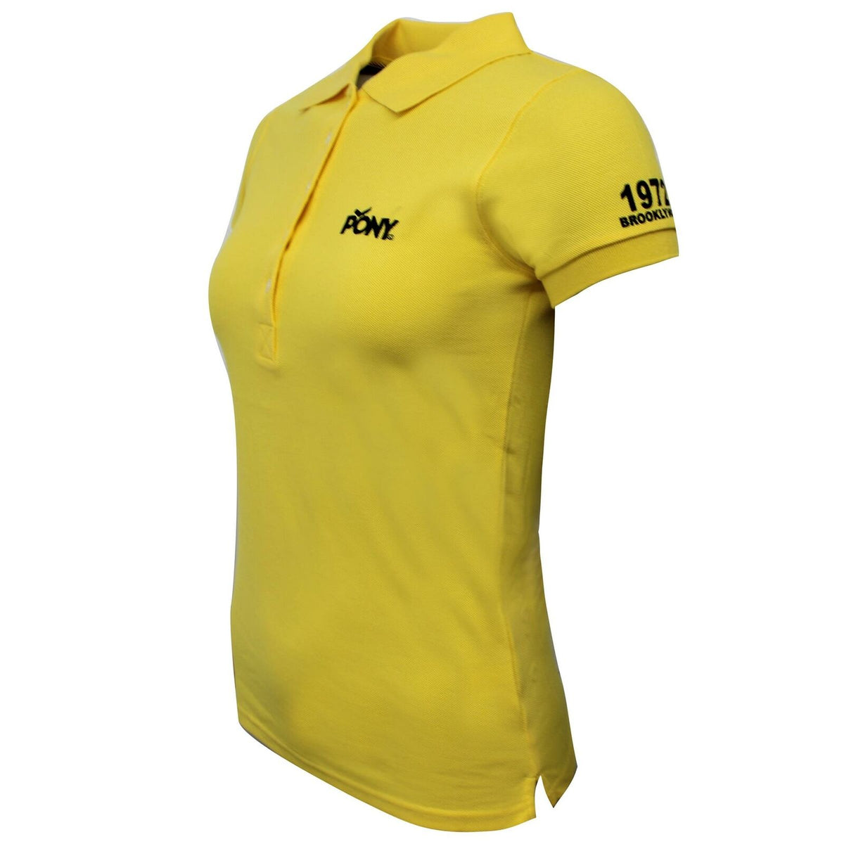 Pony Womens Yellow Polo Shirt